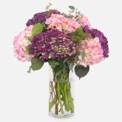 ps10800 pinkpurple mixed hydrangea bouquet_v