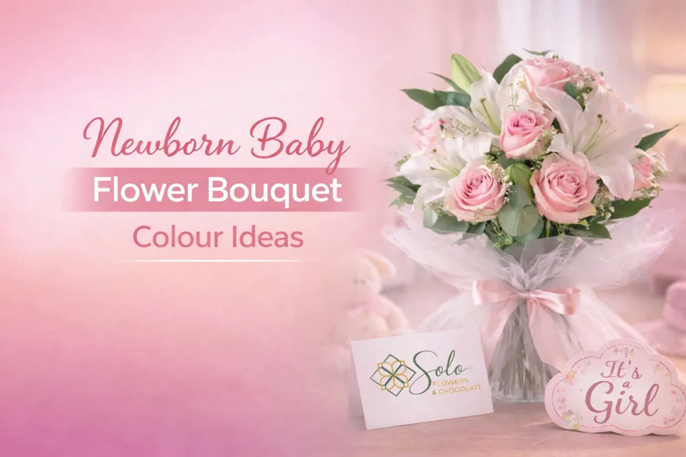 newborn baby flower bouquet